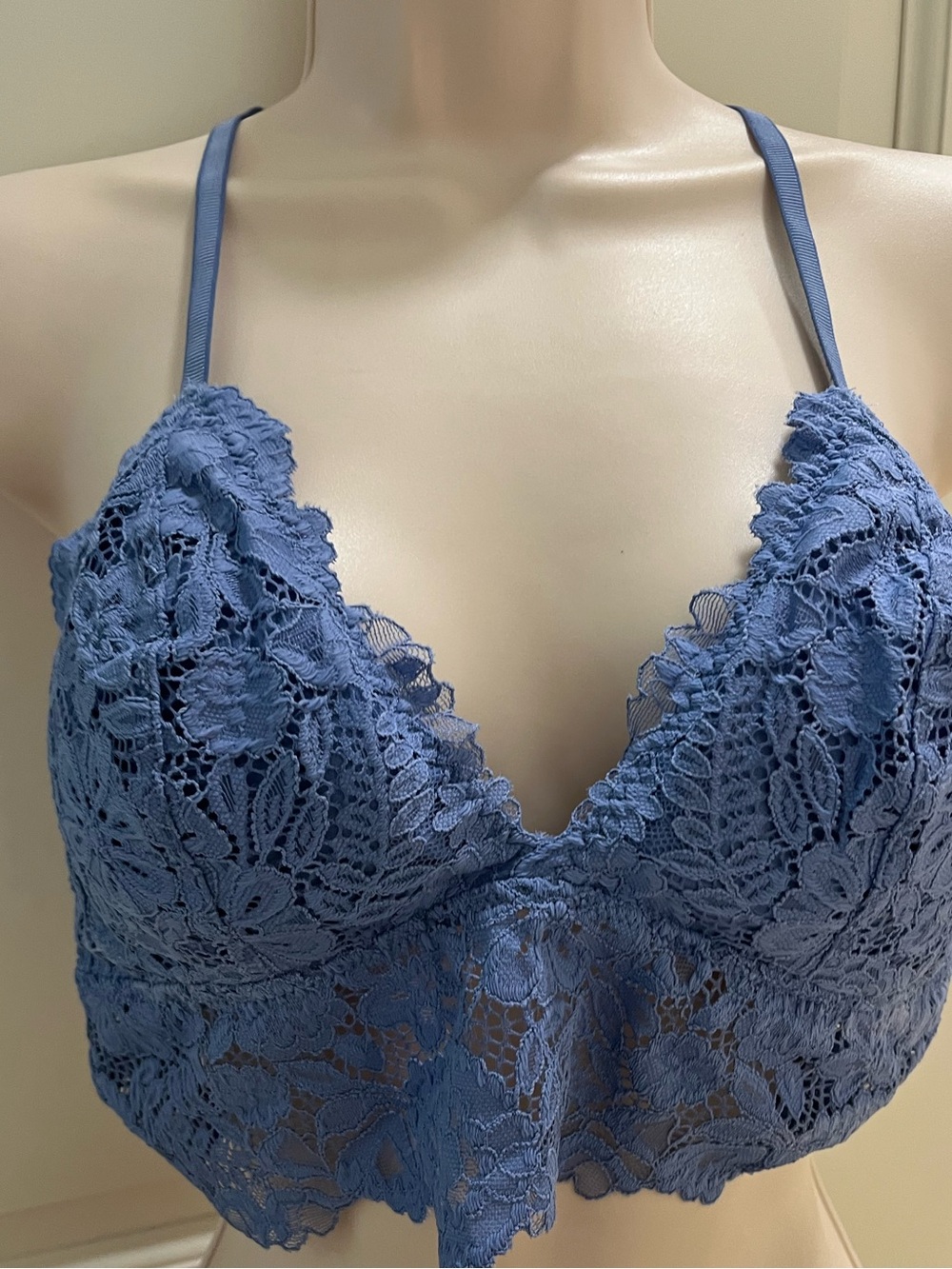 AERIE SLATE BLUE BRALETTE - NWT  SIZE M